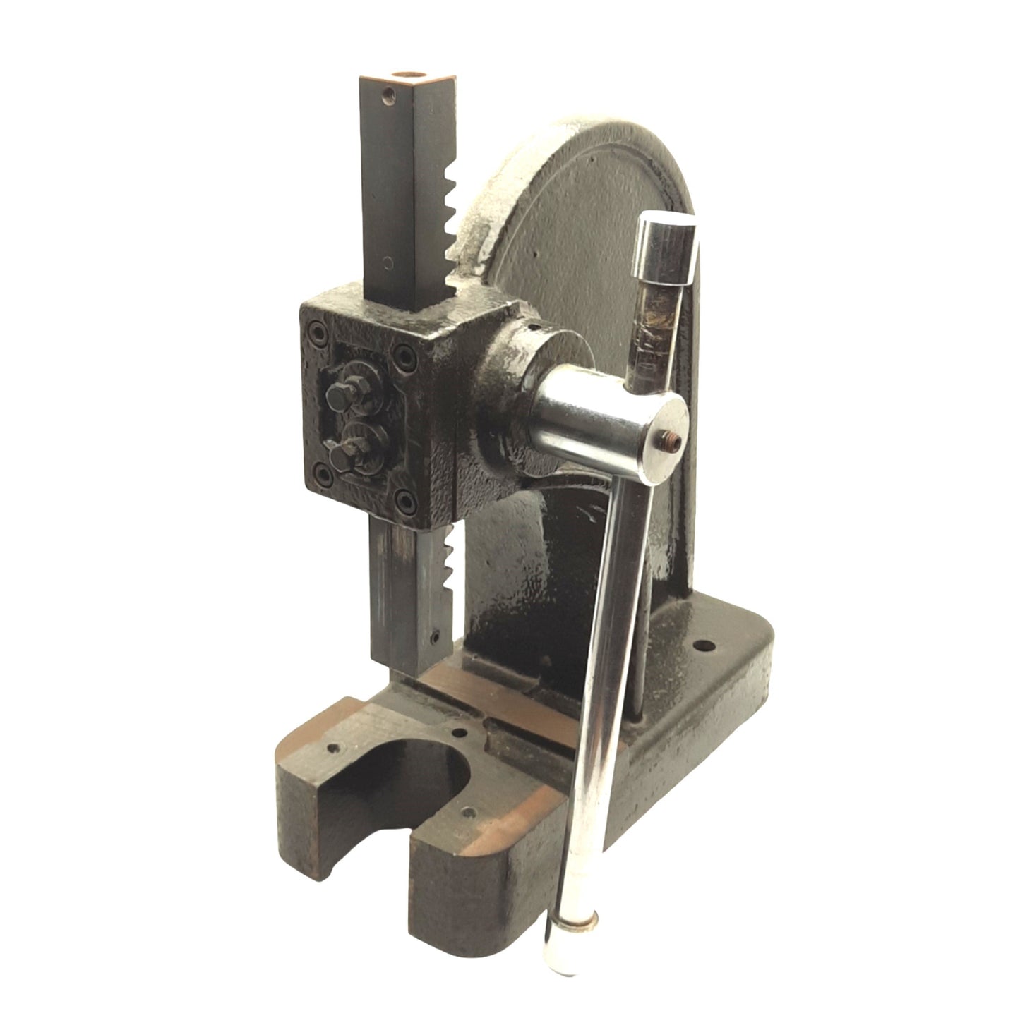 Used Dayton 4Z328D Toothed Pinion Arbor Press, 8in Swing, 1 Ton Capacity, *No Anvil*