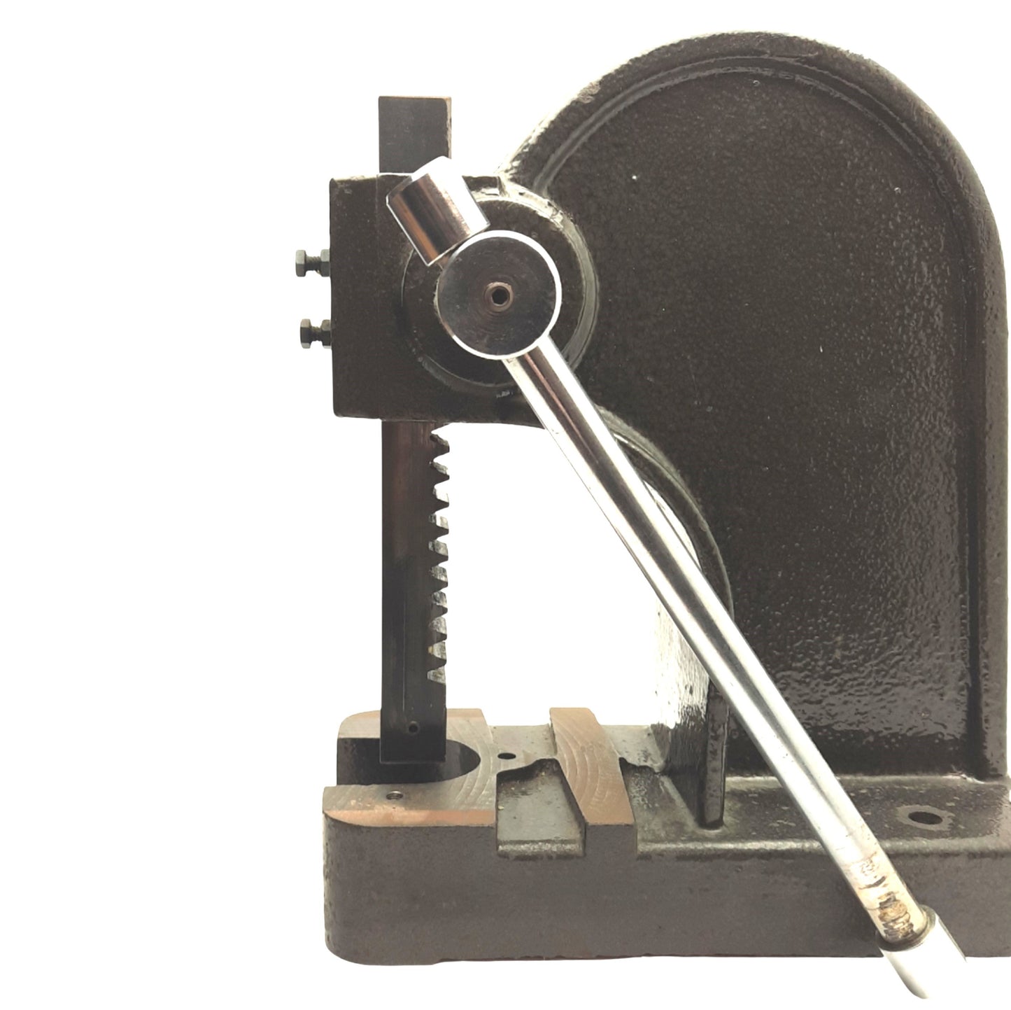 Used Dayton 4Z328D Toothed Pinion Arbor Press, 8in Swing, 1 Ton Capacity, *No Anvil*