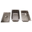 Used Stainless Steel Lab Bath Pan & Strainer, 20.75 x 12.75 x 7.5in, 6.5in Fill