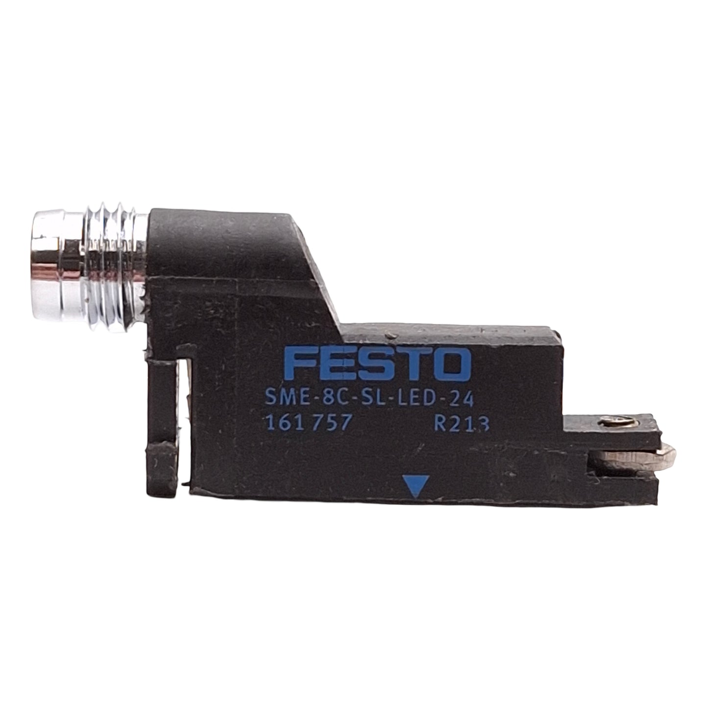Used Lot of 2 Festo SME-8C-SL-LED-24 Reed Switch, N/O, 12-30VAC/DC, M8 3-Pin Male