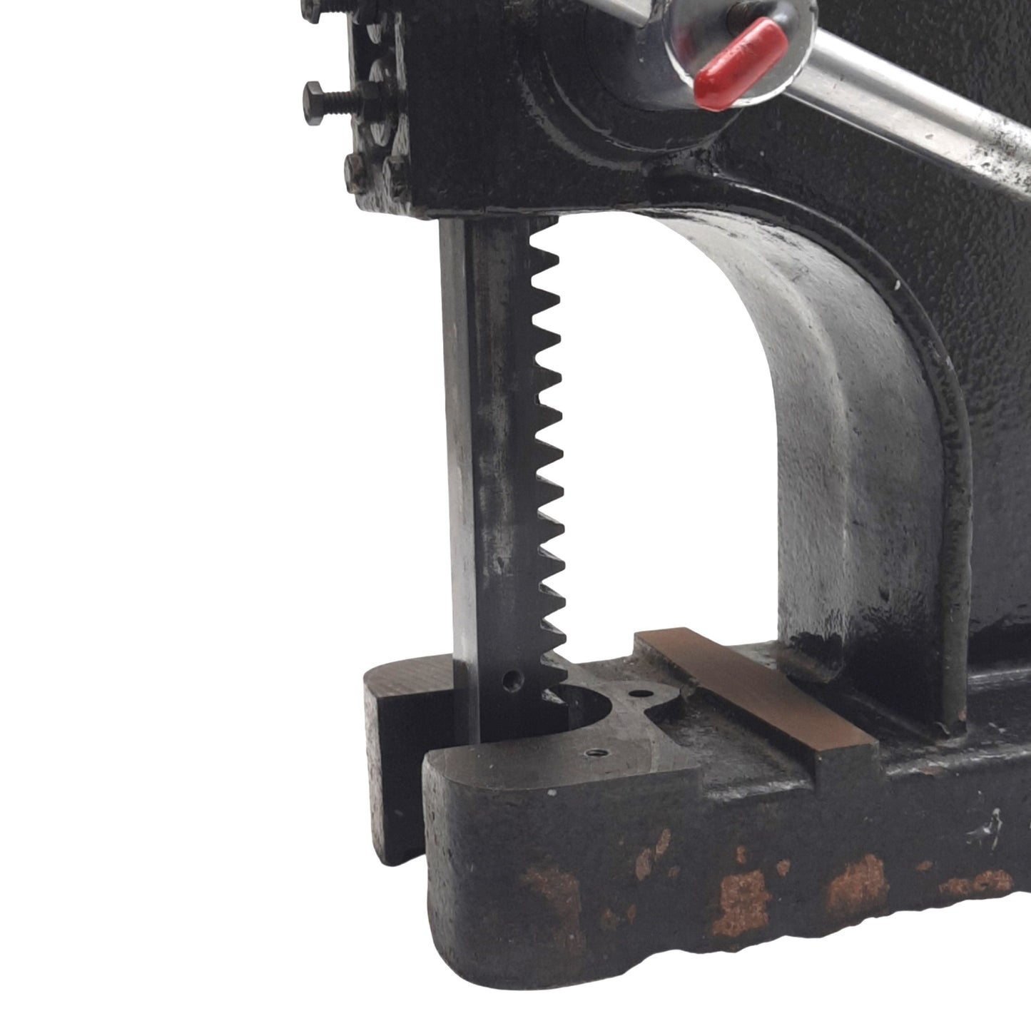 Used Dayton 4Z328A Toothed Pinion Arbor Press, 8in Swing, 1 Ton Capacity, *No Anvil*
