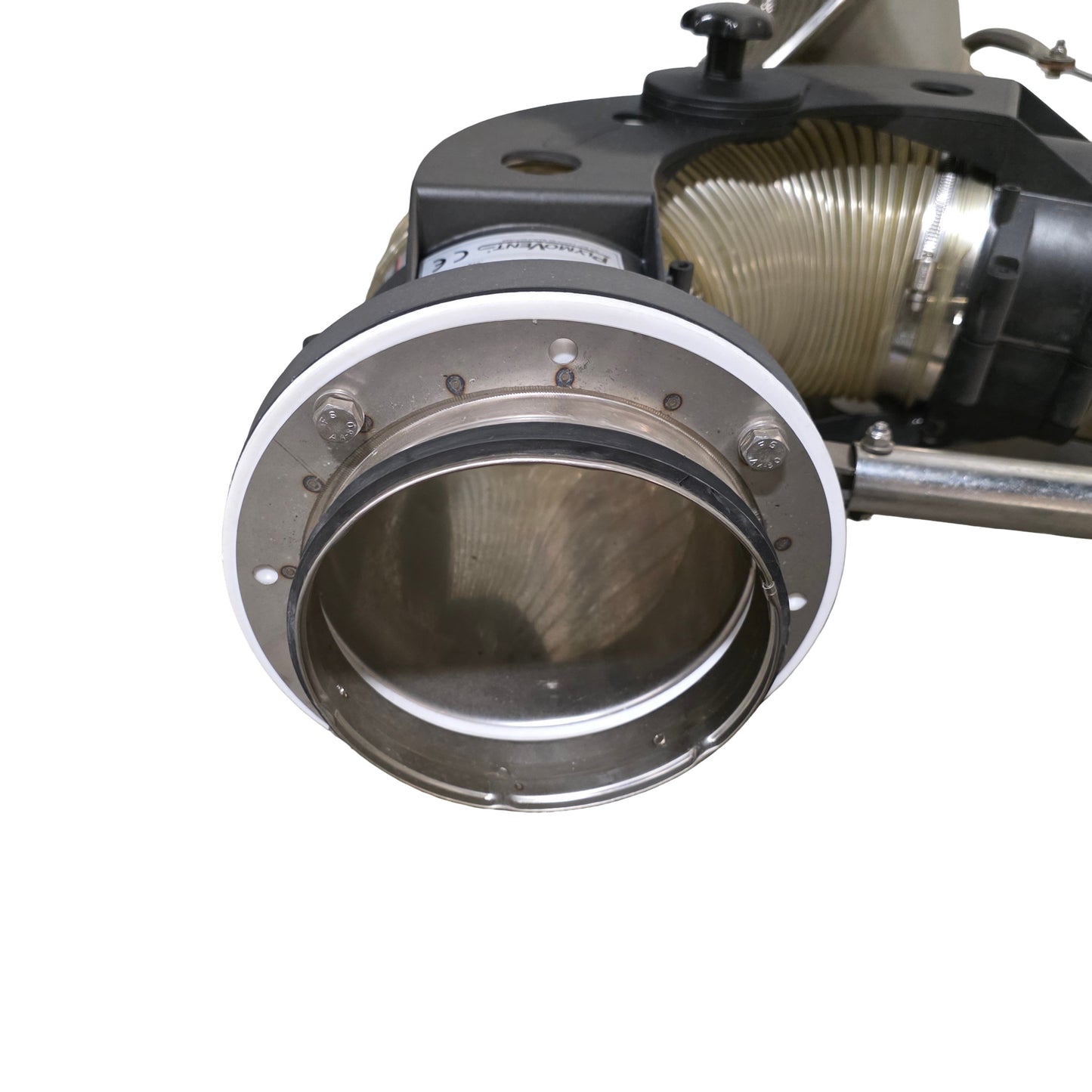 Used Plymovent MM-160-3-TG Stainless Steel Clear-Thru Extraction Arm 10Ft, 6.25"Dia