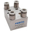 Used Festo 174 445 Manual One-way Flow Control Valve 10bar/145psi Max, 1/4in Fitting
