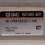 Used SMC NCDRA1BS50-100 Rotary Actuator, 100°, 145PSI, ø9/16in Shaft, 1/8in NPTF