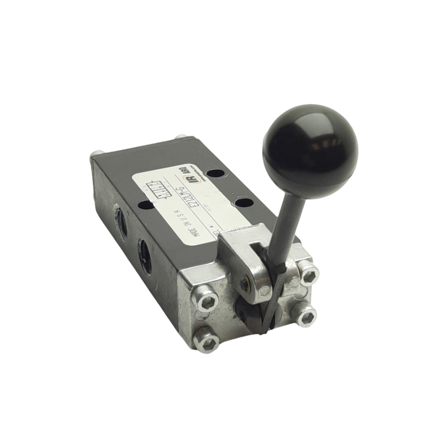 Used Ingersoll Aro E212LM-G Manual Control Valve, 4/2 Way, 1/4in NPT, 151psi Max