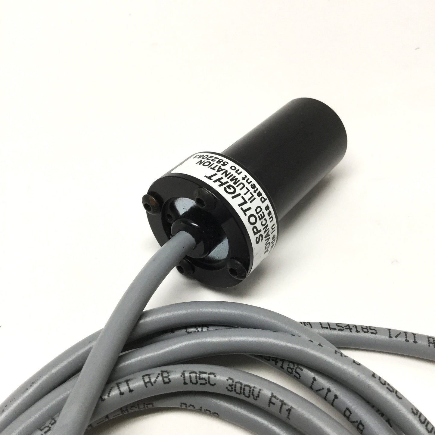 Used Advanced Illumination SL073-WHIIC White LED Spot Light 24VDC w/Inline Controller