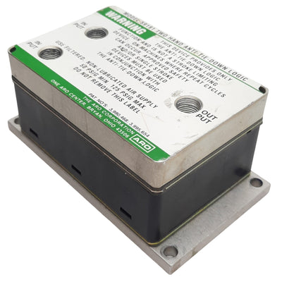 Used ARO 59191 Two Hand Anti-Tie-Down Logic 4scfm Flow, 1/8in NPT, 50-125PSIG