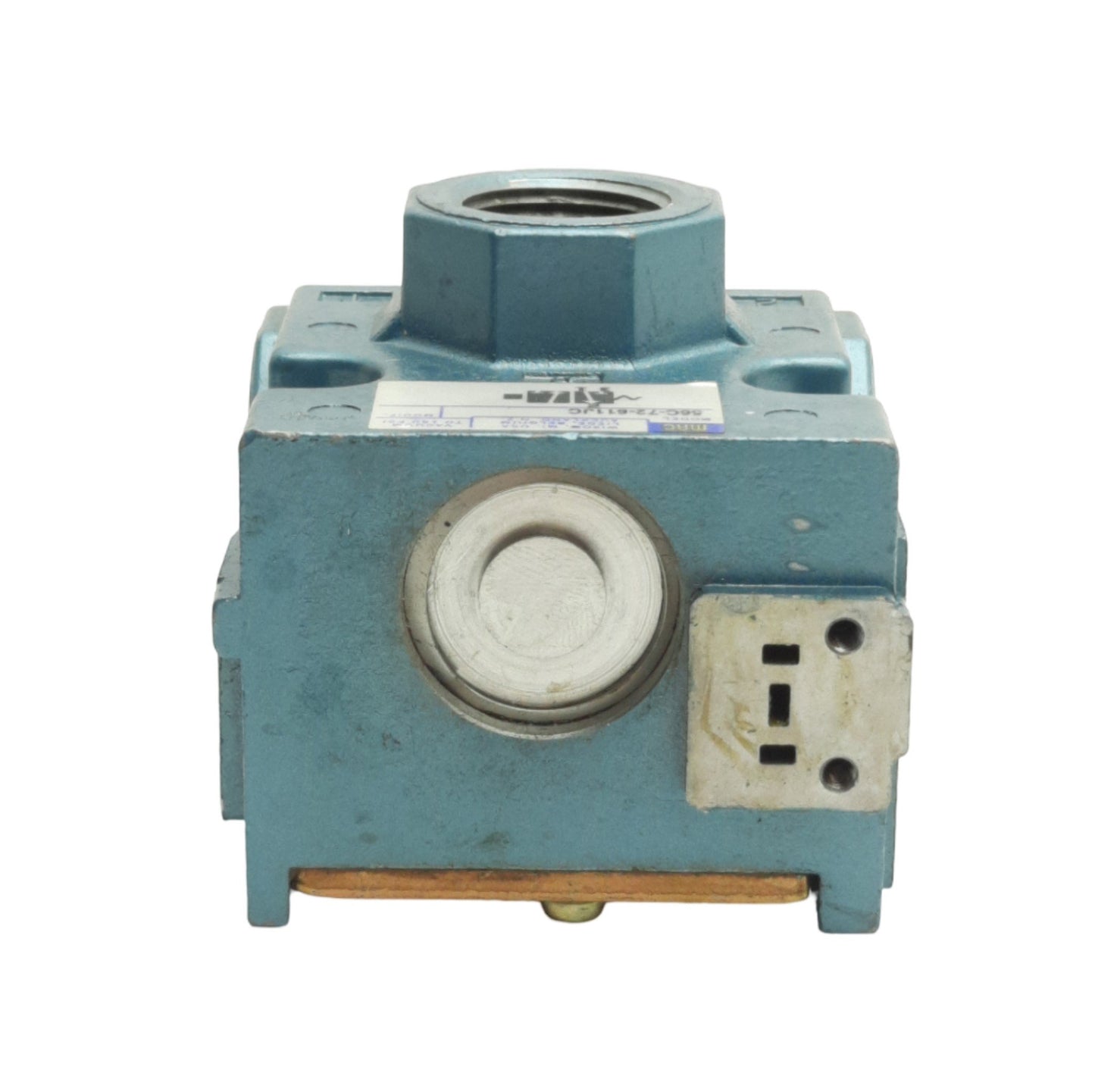 Used Mac Valves 56C-72-611JC Pneumatic Valve, 3/2 Way NC, 3/8in NPTF, *No Solenoid*