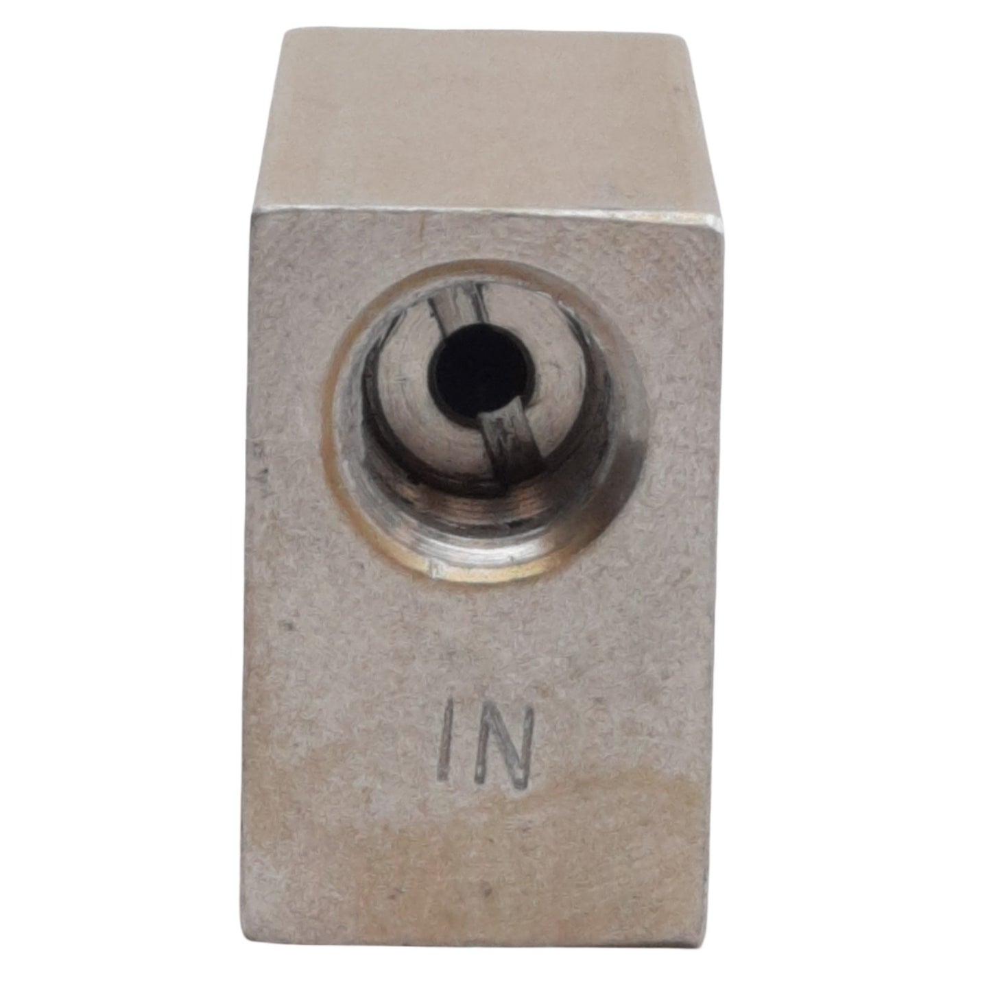 Used Parker N164 1001 Shuttle Valve 1/8in NPT Thread, 3-200PSIG Pressure, 0.219in