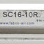 Used Fabco-Air SC16-10R Pneumatic Swing Clamp ø16mm Bore, ø12-ø40mm Stroke, 145psi