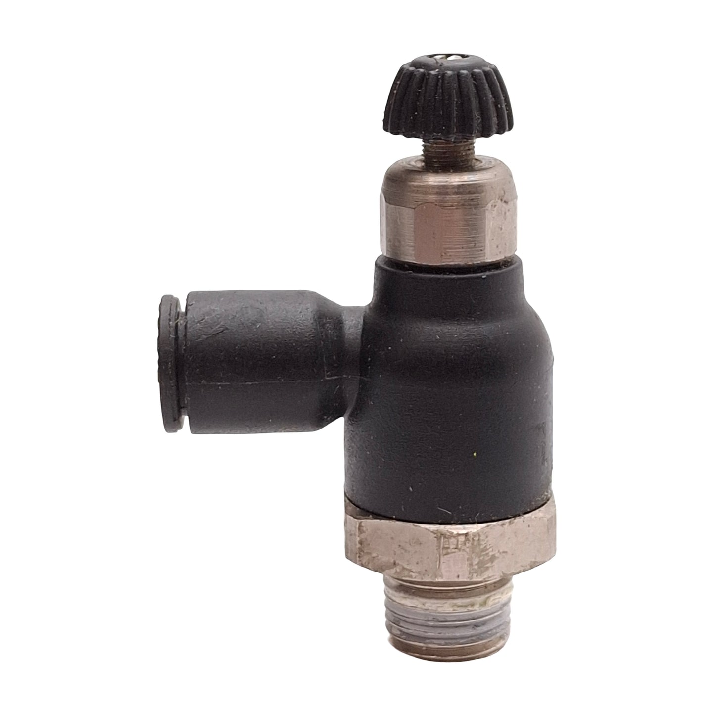 Used Lot of 2 Parker 7065 56 11 Compact Flow Control Fitting, ø1/4in P2C, 1/8in NPT
