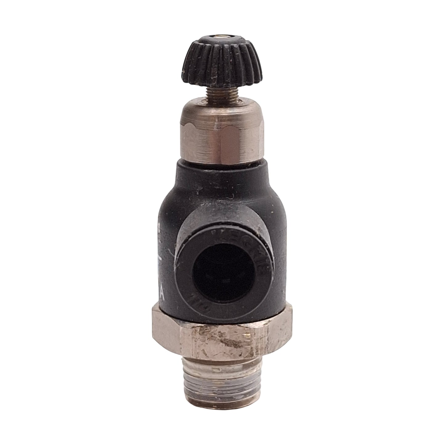 Used Lot of 2 Parker 7065 56 11 Compact Flow Control Fitting, ø1/4in P2C, 1/8in NPT