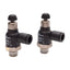Used Lot of 2 Parker 7065 56 11 Compact Flow Control Fitting, ø1/4in P2C, 1/8in NPT