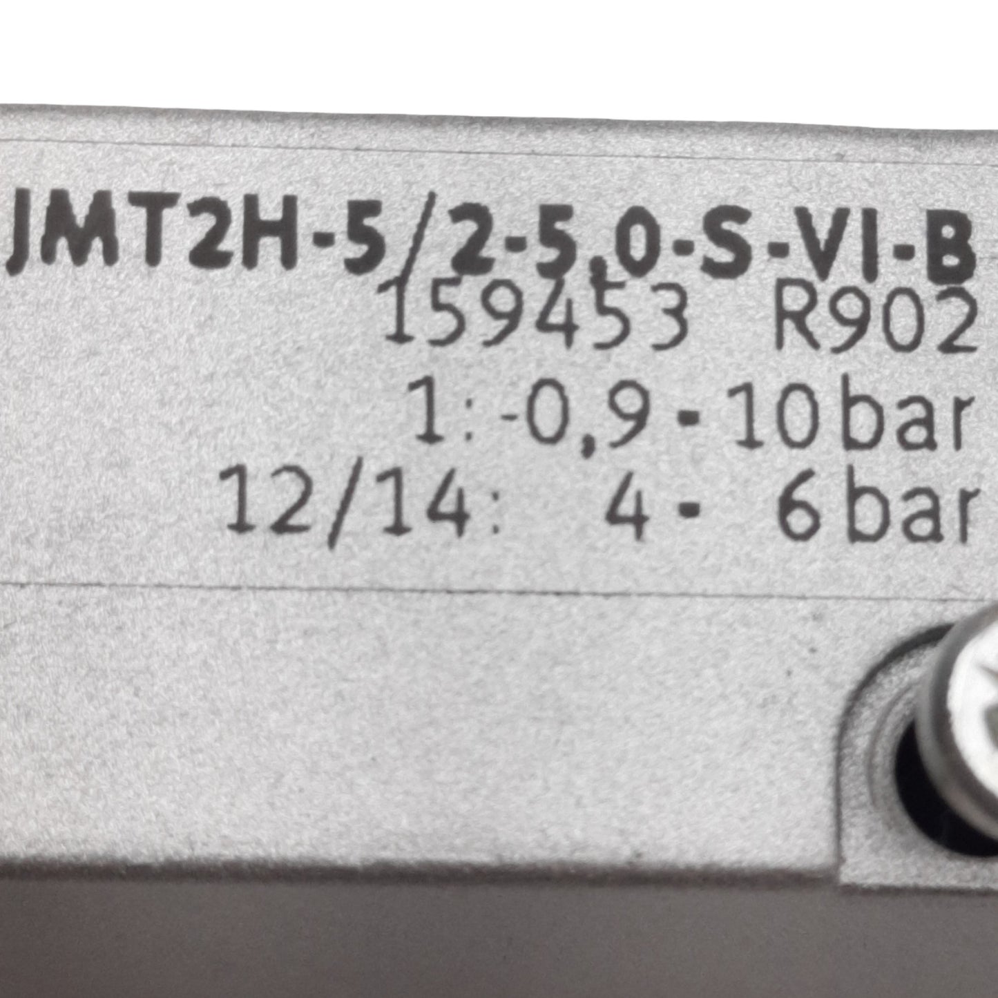 Used Festo 159453 Solenoid Valve 700l/min Flow, -0.9-10 bar Pressure, 24VDC Coil