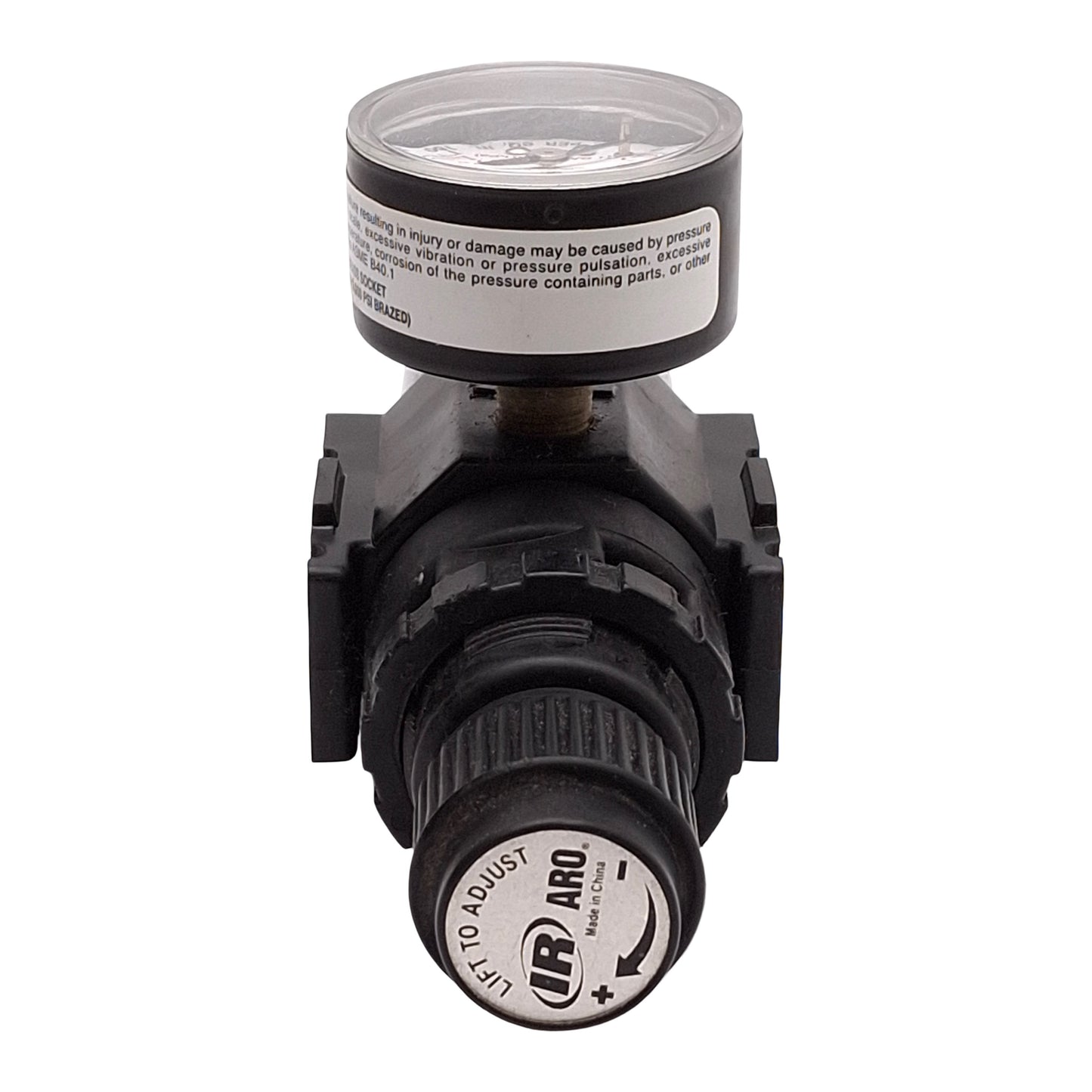 Used Ingersoll Rand P29122-100 Pneumatic Filter Regulator, 20µm, 5-125PSI Set, 1/4NPT