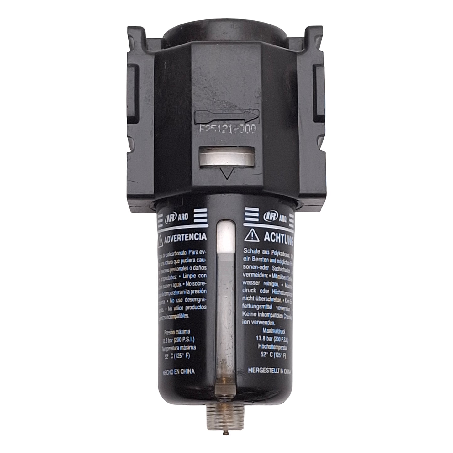 Used Ingersoll Rand P25121-300 Pneumatic Coalescing Filter, 0.01µm, 200PSI, 1/4in NPT