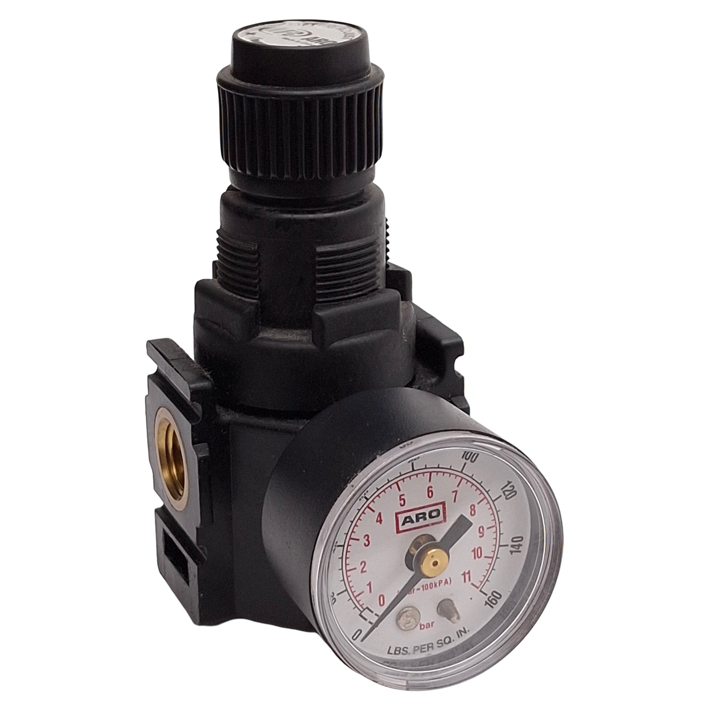 Used Ingersoll Rand R27121-100 Pneumatic Regulator, 5-125PSIG Set, 13CFM, 1/4in NPT
