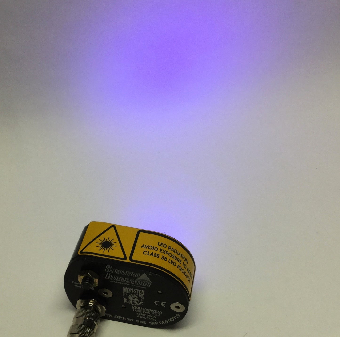 Used Spectrum Illumination SP1.25-395 Monster Spot Light Machine Vision UV LED 395nm