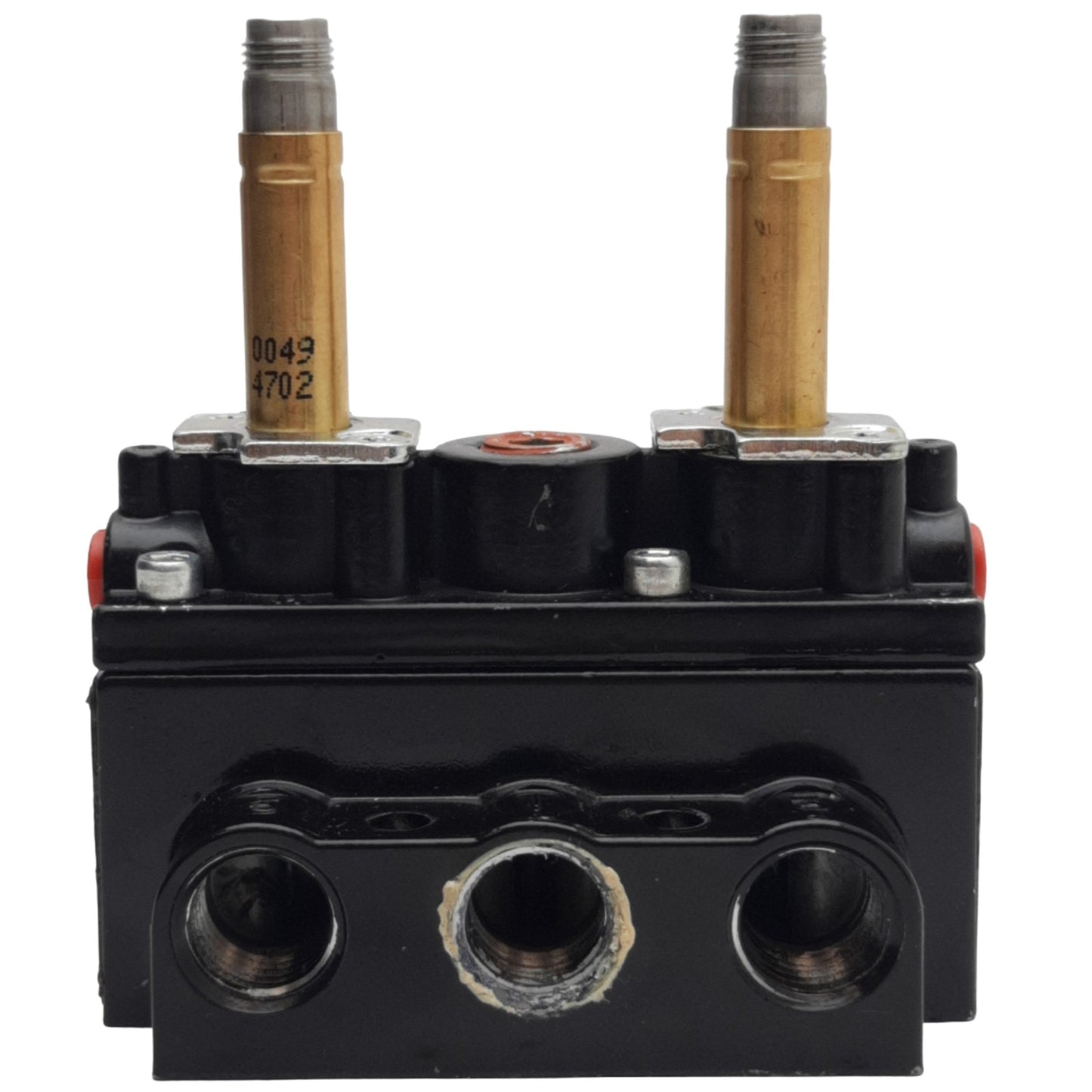 Used Ingersoll A212SD-024-D-G Pneumatic Valve 2-Pos 4-Way, 24VDC Coil *Missing Plugs*