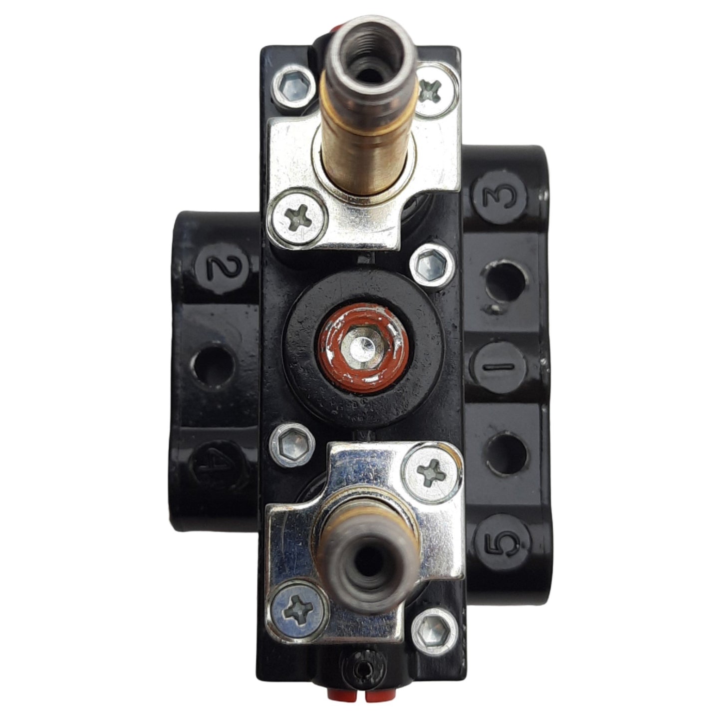 Used Ingersoll A212SD-024-D-G Pneumatic Valve 2-Pos 4-Way, 24VDC Coil *Missing Plugs*