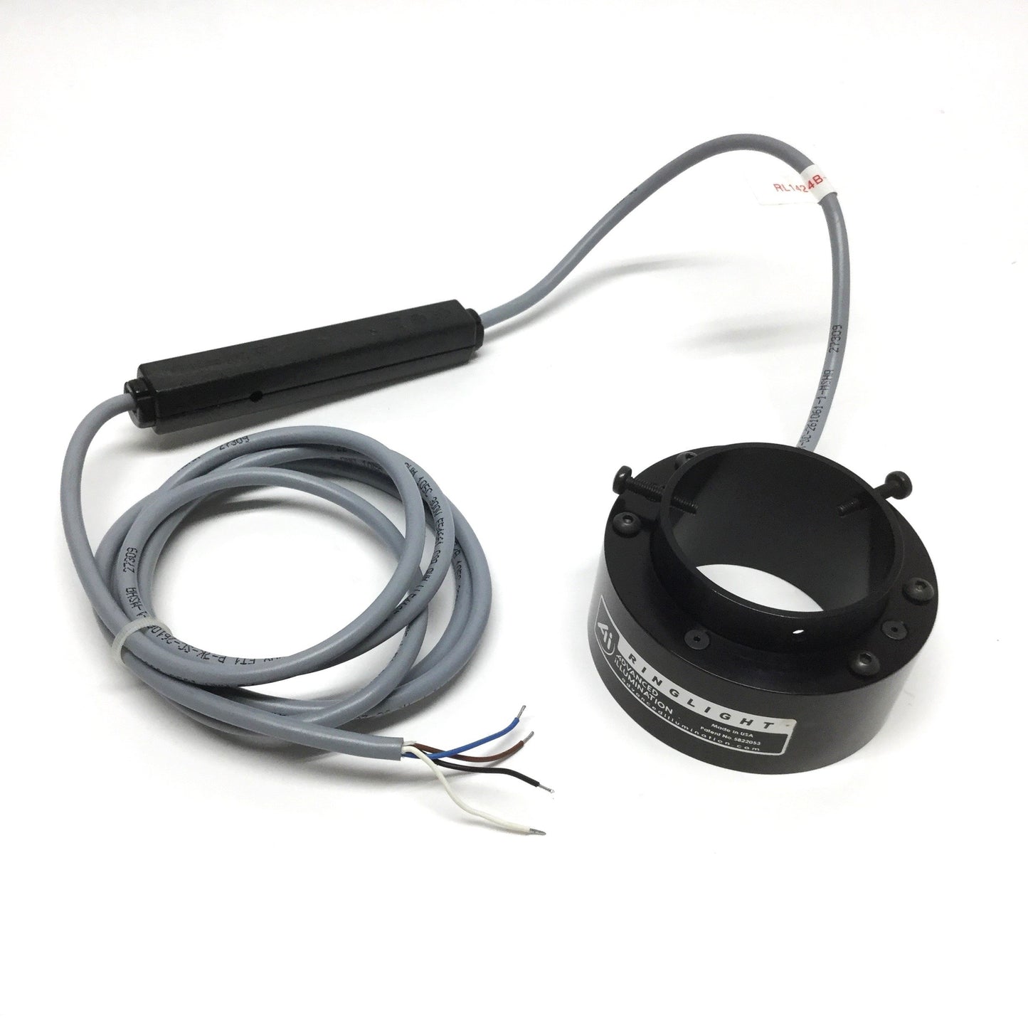 Used Advanced Illumination RL1424B-WHI100LIC LED Ring Light, Ø55mm ID, White, 24VDC