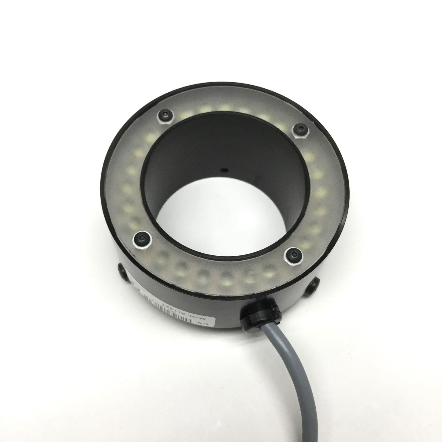 Used Advanced Illumination RL1424B-WHI100LIC LED Ring Light, Ø55mm ID, White, 24VDC