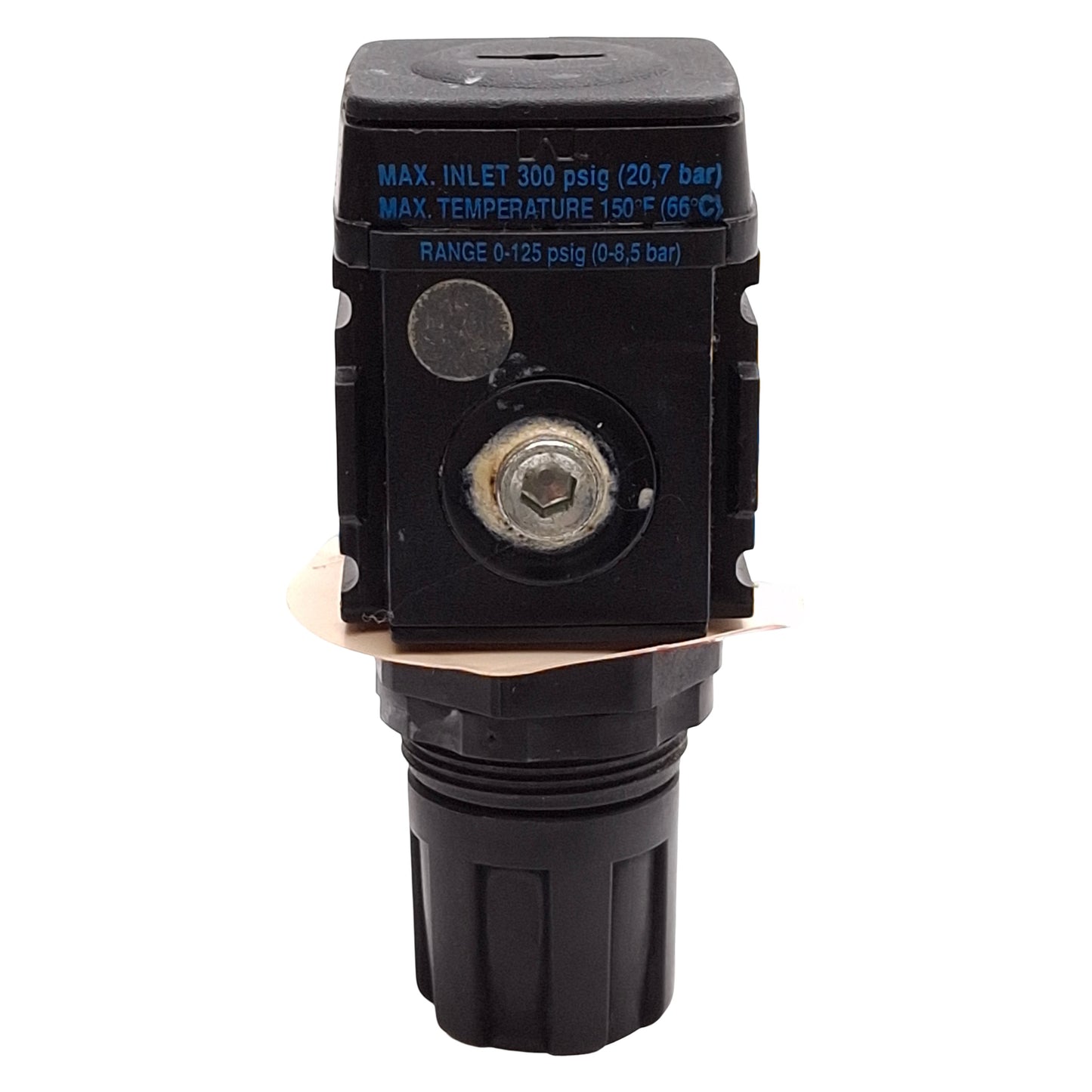 Used Wilkerson R08-02-F000 Pneumatic Regulator, 300PSIG Inlet, 0-125PSIG Set, 1/4NPT