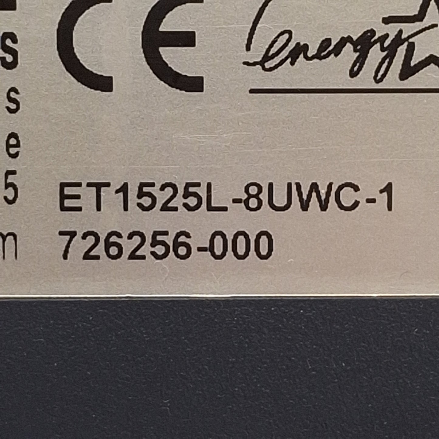 Used Elo ET1525L-8UWC-1 Touchscreen Monitor, 15in, 1024x768, 100-240VAC *Scuffed*