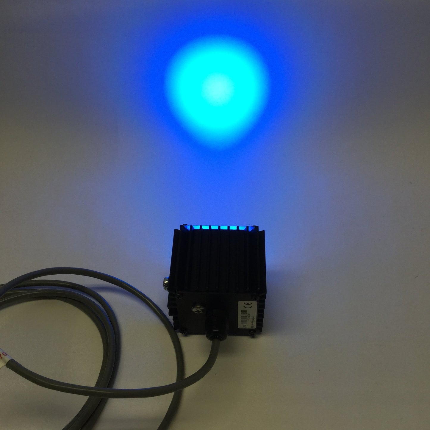 Used Advanced Illumination SL6404-470 High Intensity LED Spotlight, Blue 470nm, 24VDC