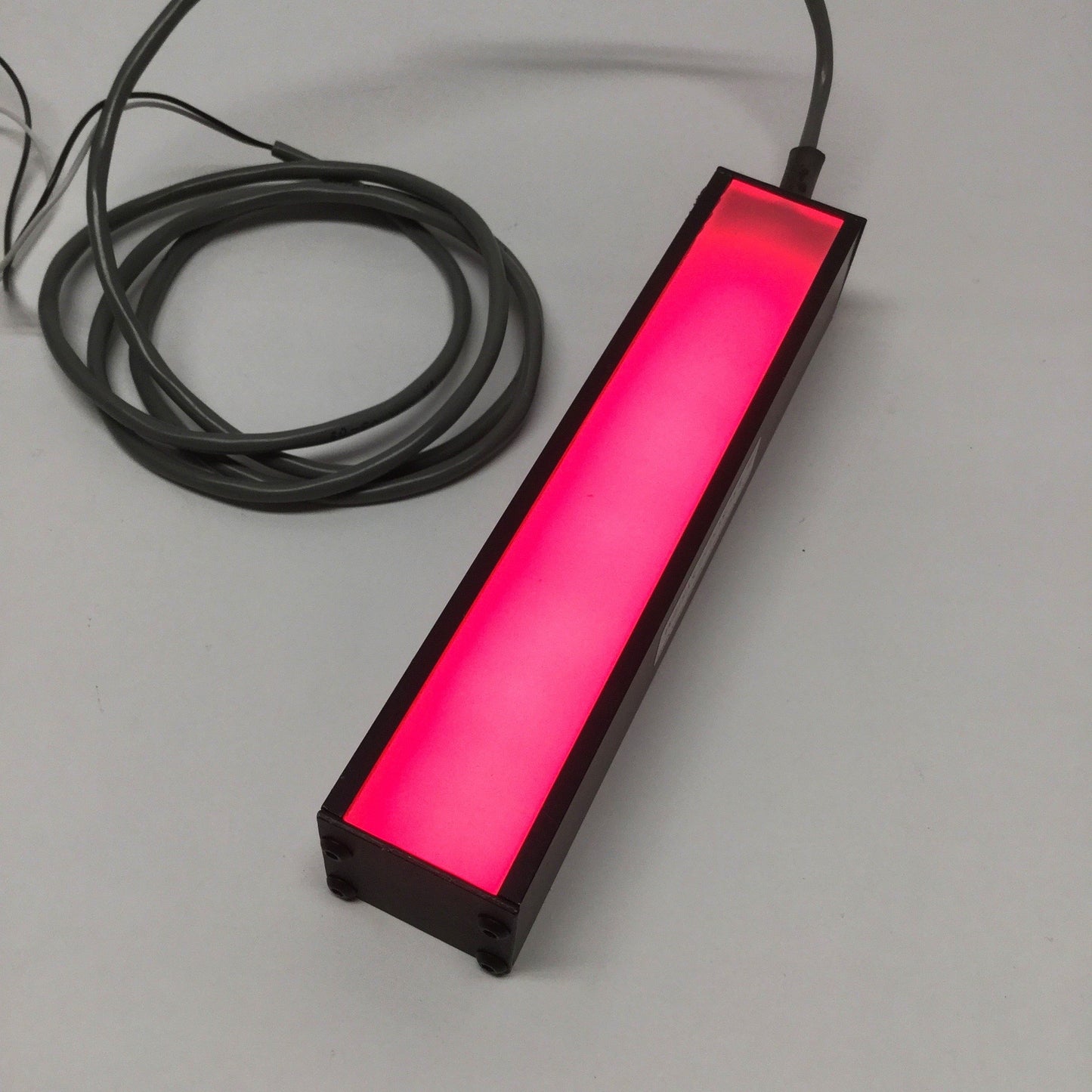 Used Advanced Illumination EL19306-660 Red LED Backlight Strip 24VDC, 1" x 6" Long