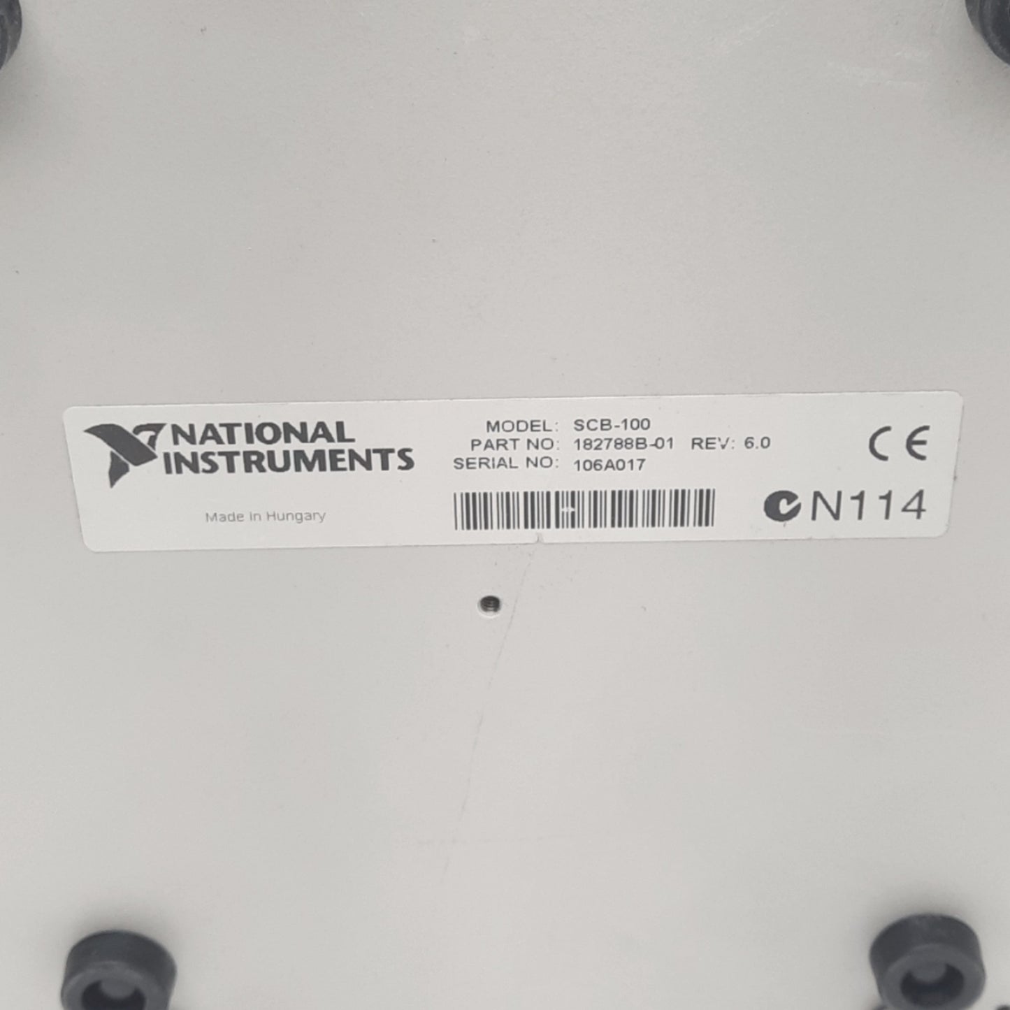Used National Instruments SCB-100 Shielded Connector Block, 100-Pin SCSI, 60VDC Max