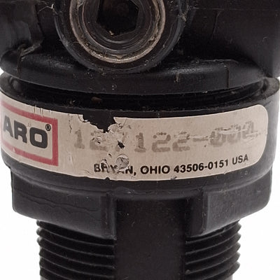 Used ARO 127122-600 Pneumatic Regulator, 250PSIG Inlet, 0-125PSIG Set, 1/4in NPT