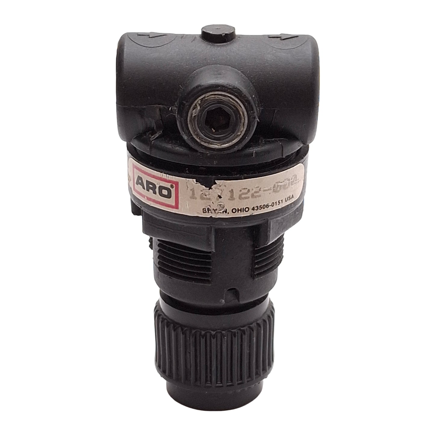 Used ARO 127122-600 Pneumatic Regulator, 250PSIG Inlet, 0-125PSIG Set, 1/4in NPT
