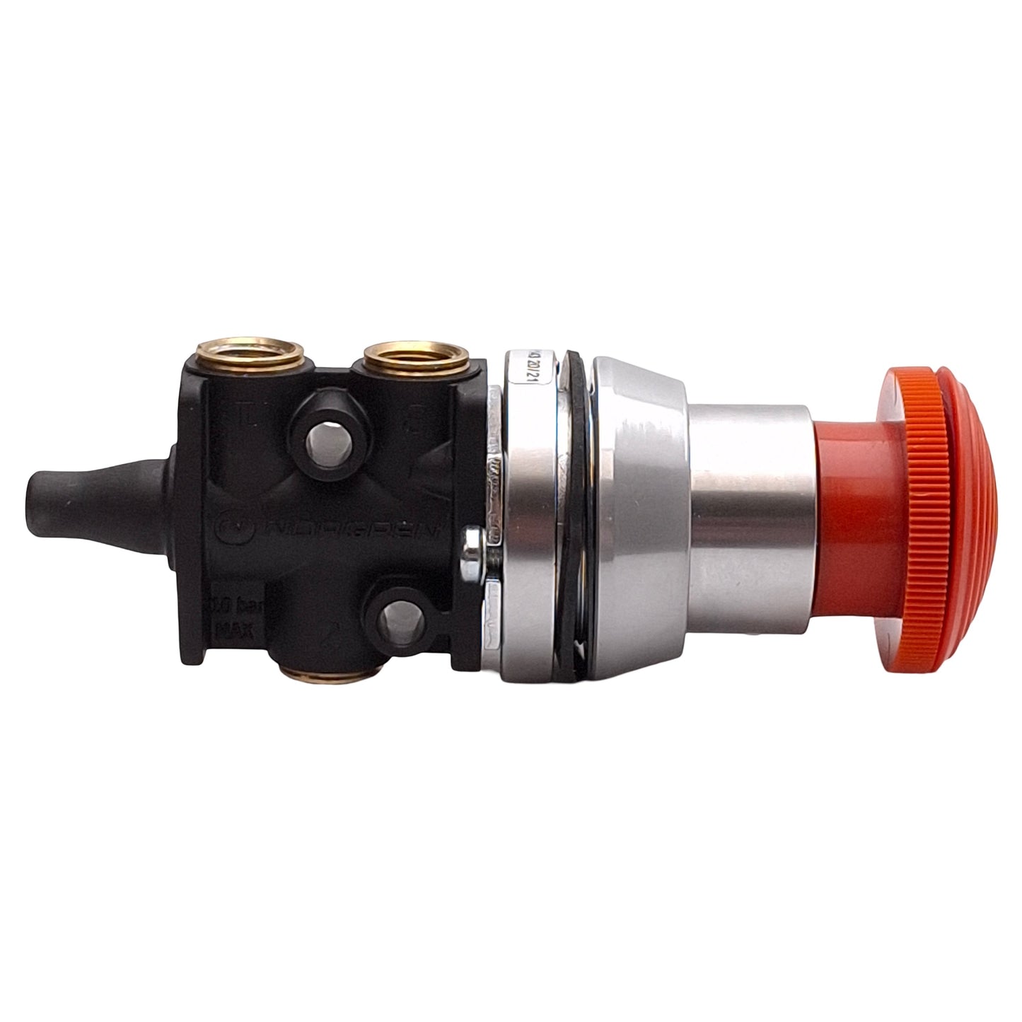 Used Norgren 03042822 Pneumatic E-Stop Pushbutton Valve, Twist-to-Release, 1/8in NPT