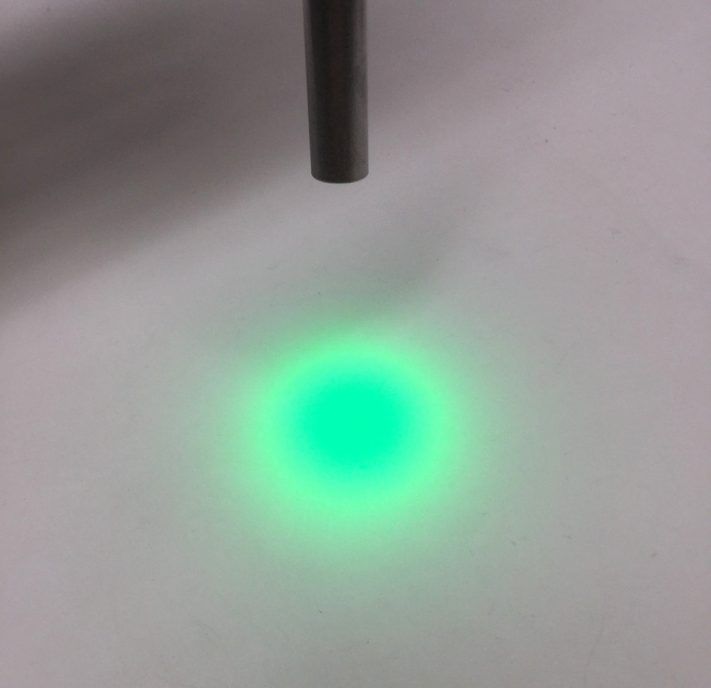 Used Advanced Illumination SL4301-520IC Green LED Spot Light 24VDC w/Inline Control