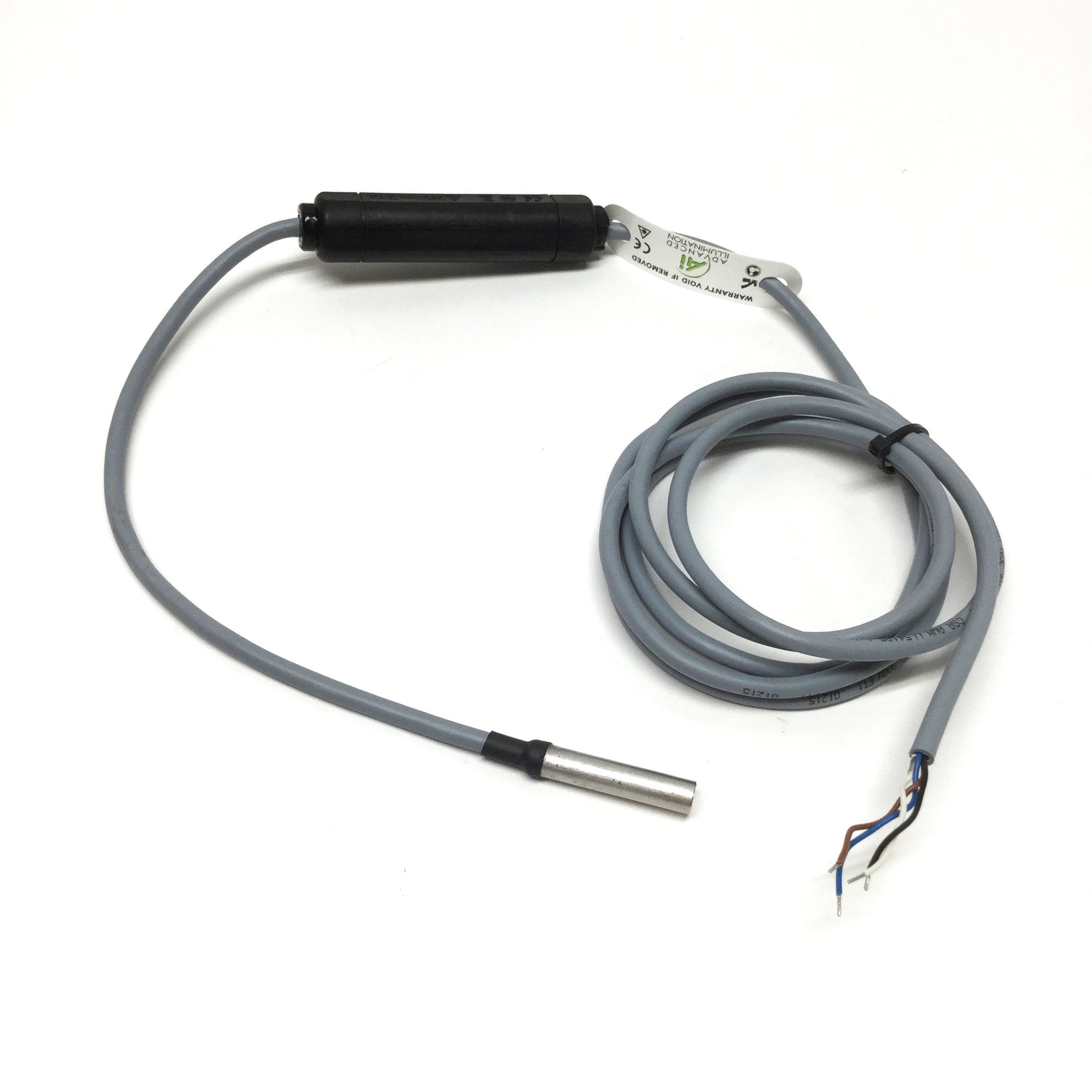 Advanced Illumination SL4301-520IC Green LED Spot Light 24VDC w/Inline ...