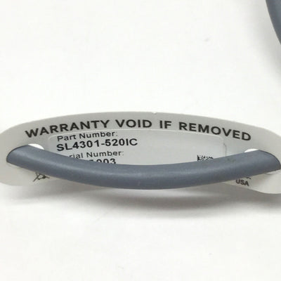 Used Advanced Illumination SL4301-520IC Green LED Spot Light 24VDC w/Inline Control