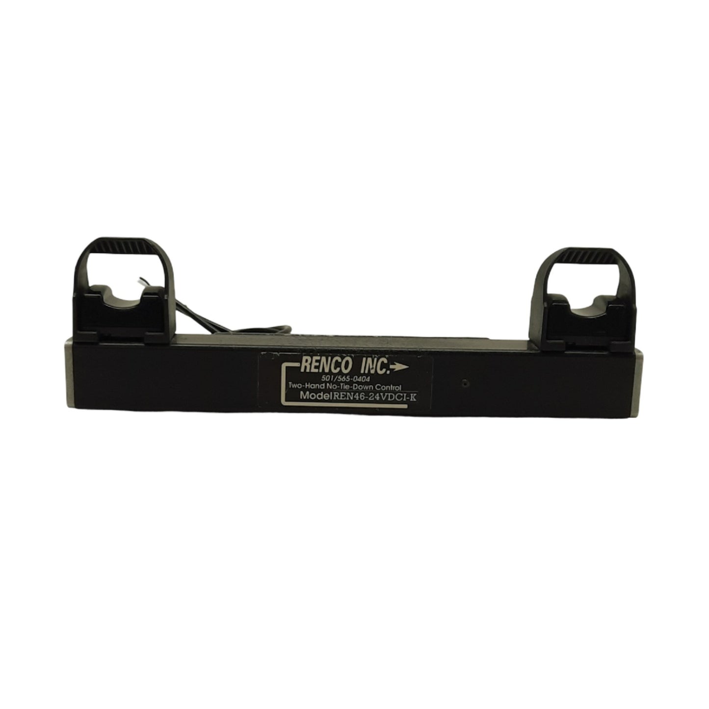 Used Renco REN46-24VDCI-K Two-Hand No-Tie-Down, Banner OTBVR81 Sensors 24VDC