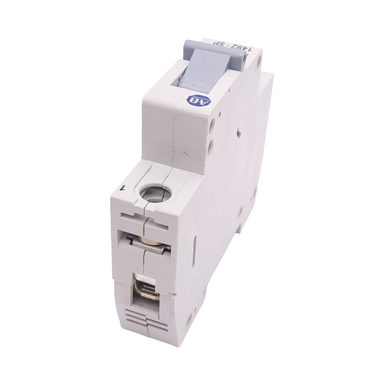 Used Allen Bradley 1492-SP1D020 Circuit Breaker, 1-Pole, 2A, 277VAC Max, DIN Rail