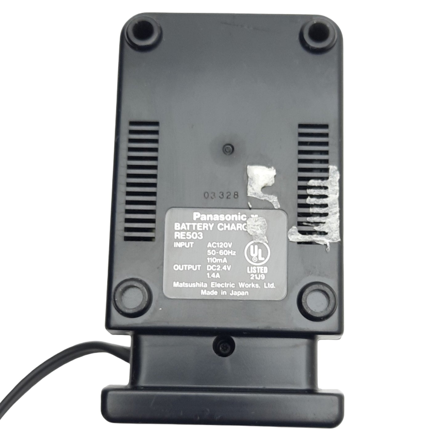 Used Panasonic RE503 Battery Charging Station 120V 110mA Input, 2.4VDC 1.4A Output