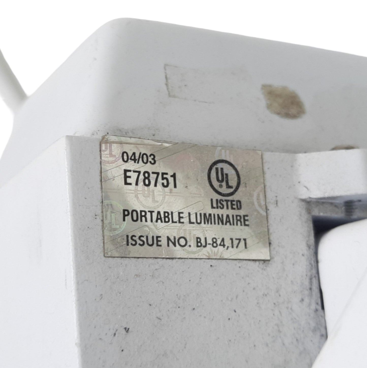 Used LTS E78751 Articulating Illuminated Magnifier, 120VAC, 22W Lamp, Desk Mount