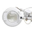 Used LTS E78751 Articulating Illuminated Magnifier, 120VAC, 22W Lamp, Desk Mount