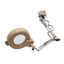 Used Fostoria 24-906-00 Articulating Illuminated Magnifier 120VAC, Desk Mount