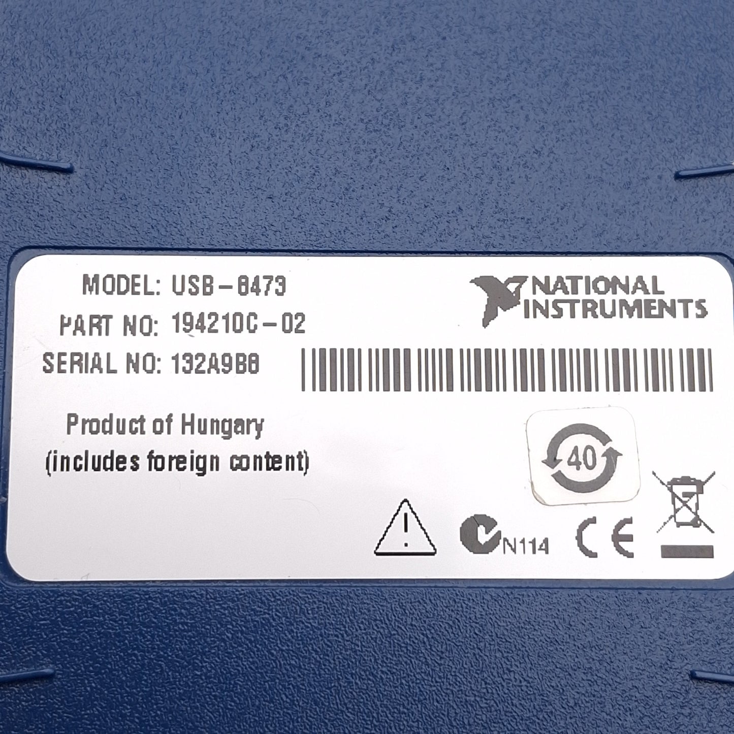 Used National Instruments USB-8473 High-Speed CAN Interface Device, USB to CAN