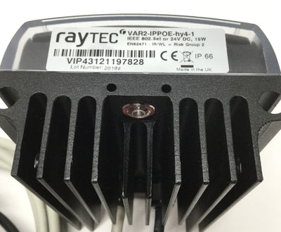 Used Raytec VAR2-IPPOE-hy4-1 Network LED Illuminator White/Infrared Light Hybrid, PoE