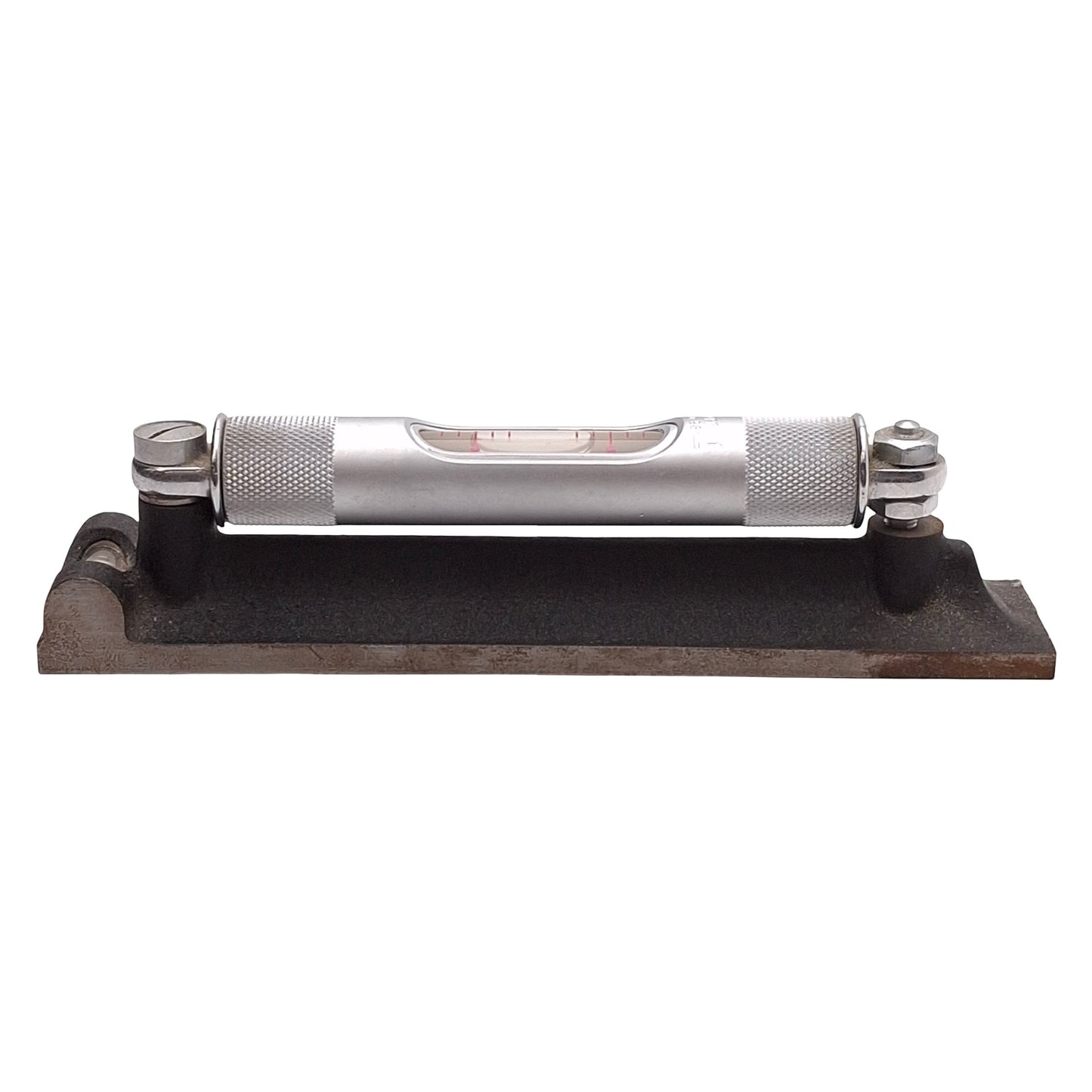 Used Starrett 98-6 Machinist Level w/ Ground & Graduated Vial, 6in x 1-3/16in