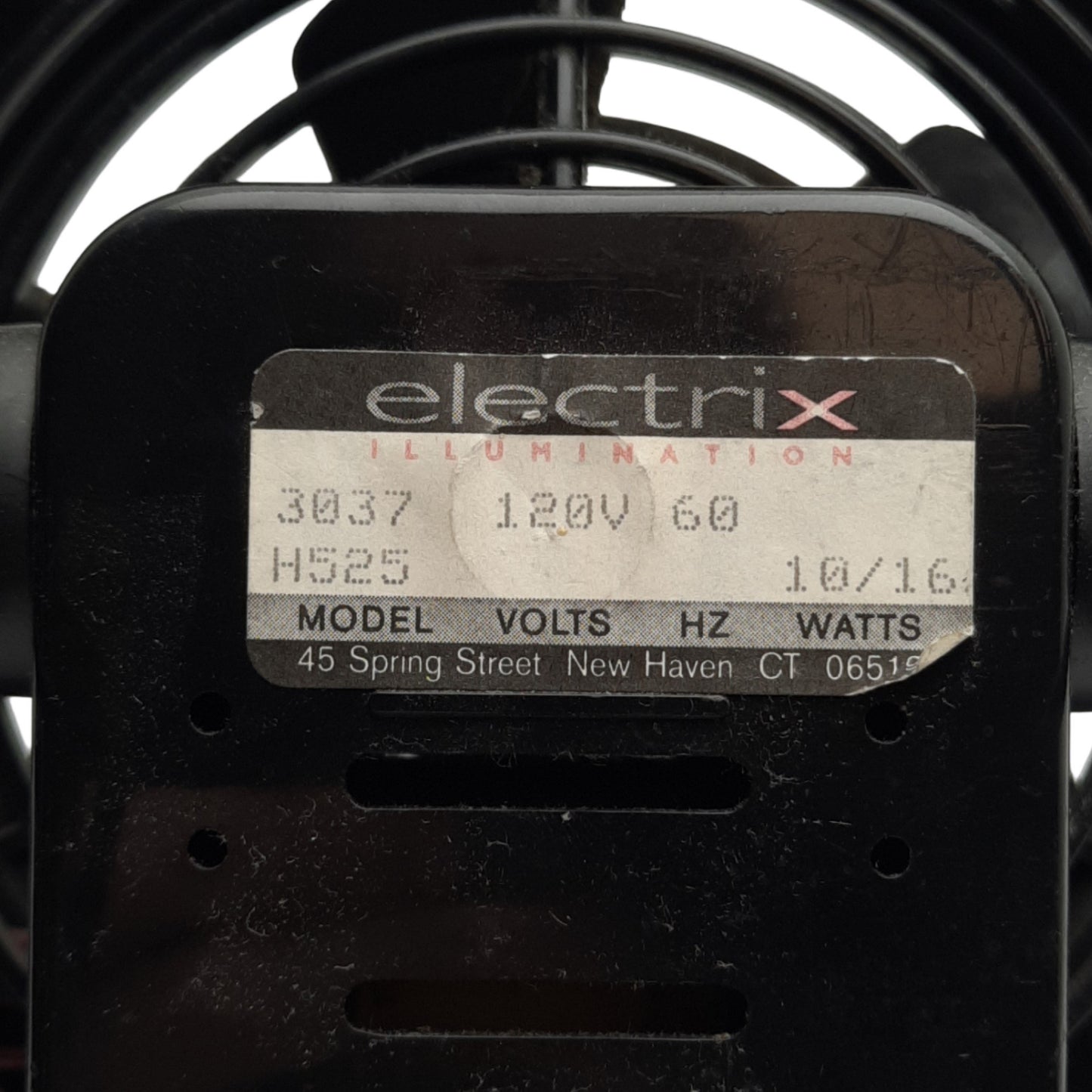 Used Electrix Illumination 3037 H525 Breezy Portable Fume Removal/Task Fan, 120VAC