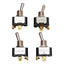 Used Lot of 4 Carling 2FA54 Toggle Switch 2-Position 3/4HP 120-240VAC, Screw Terminal