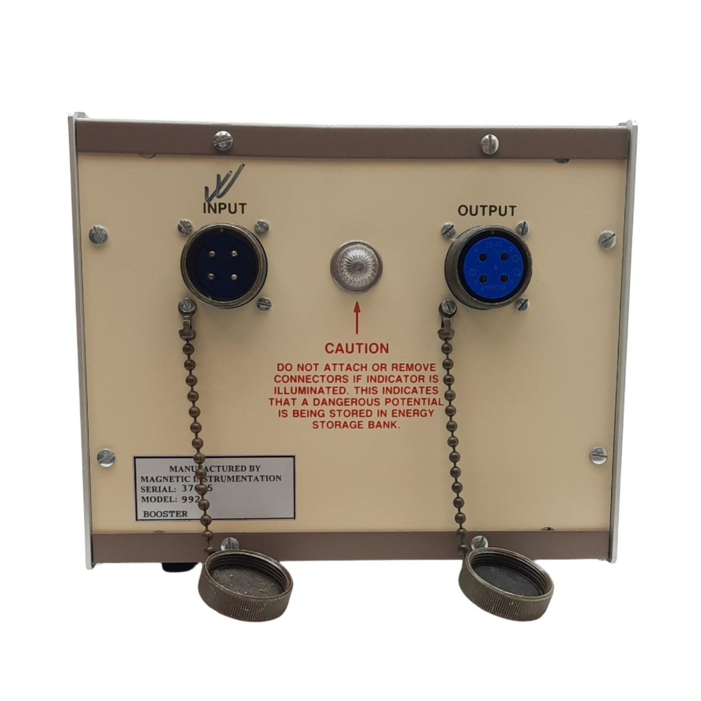 Used Magnetic Instrumentation 992 Energy Booster For Magnetreater Model 990A and 990C