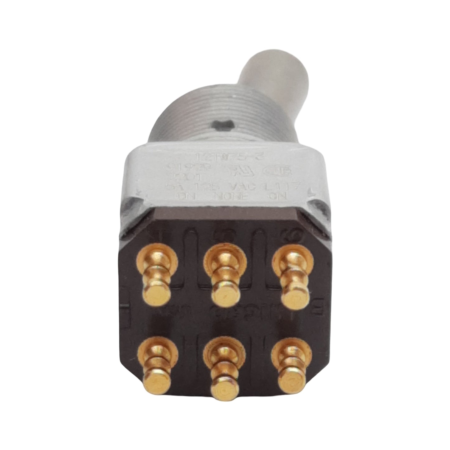 Used Honeywell 12TW75-3 Toggle Switch, DPDT, 2-Pole, 2-Position, 5A 115VAC/28VDC